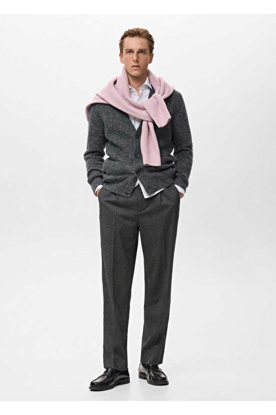 MANGO Man Triko düğmeli hırka