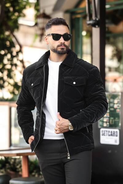 KOCCI Nová sezóna voděodolná a chladu odolná klasická prošívaná zimní pánská ...