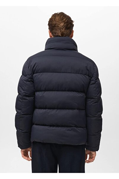 MANGO Man Su geçirmez kısa kapitone anorak