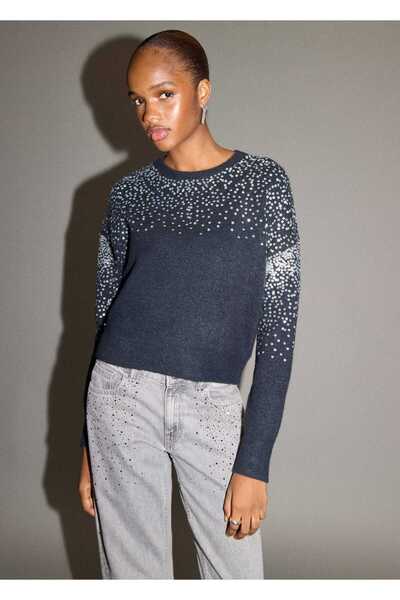 Mango Teen Payetli triko kazak