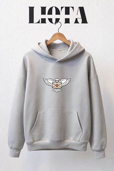 Vordevia سويت شيرت قطني كبير الحجم مطبوع عليه هيدويج مكون من 3 خيوط