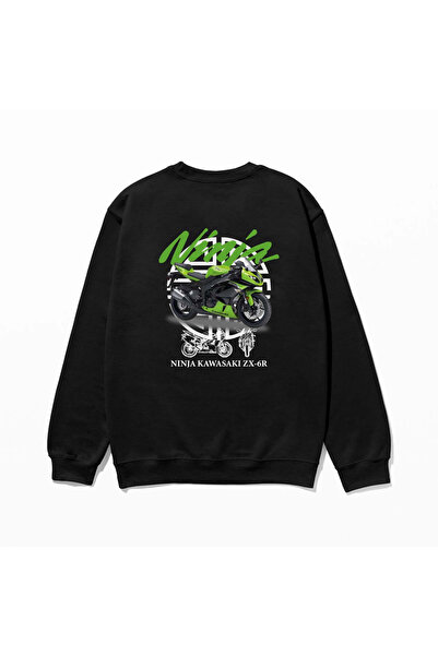 SVART WEAR Swea tricou cu imprimeu 100% bumbac supradimensionat Trendy Fancy ...