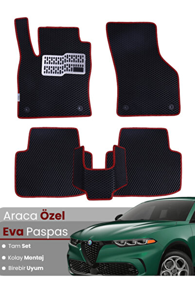 stiloto مجموعة كاملة من حصائر EVA متوافقة مع سيارة ألفا روميو تونال (2022-202...