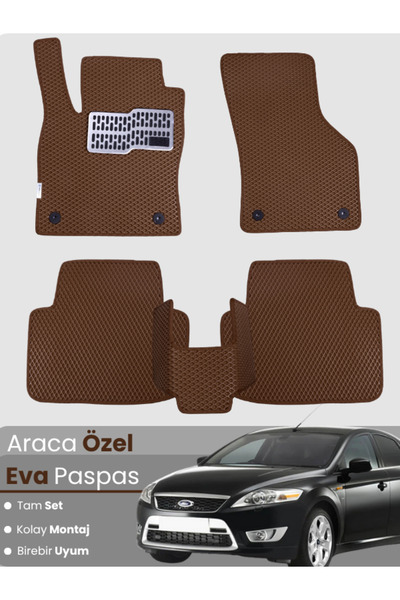 stiloto FORD MONDEO (2007-2014) Uyumlu EVA Paspas Tam Set–Araca Özel,Su Geçir...