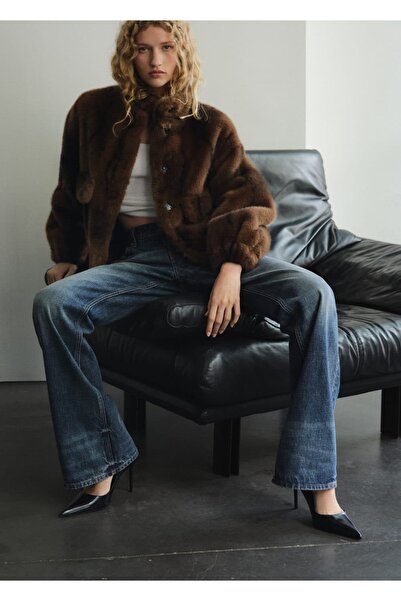 MANGO Woman Orta bel flared jean