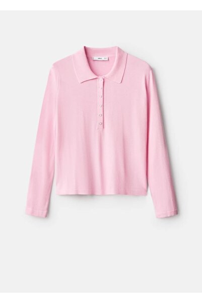 MANGO Woman Polo yaka uzun kollu kazak