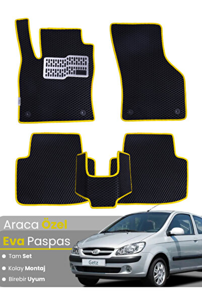 Genel Markalar HYUNDAİ GETZ (2002-2011) Uyumlu EVA Paspas Tam Set–Araca Özel,...