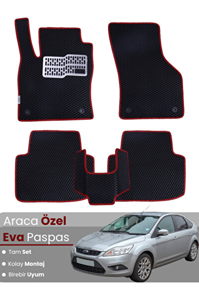 Genel Markalar FORD-FOCUS 2 (2005-2011) Uyumlu EVA Paspas Tam Set–Araca Özel,...