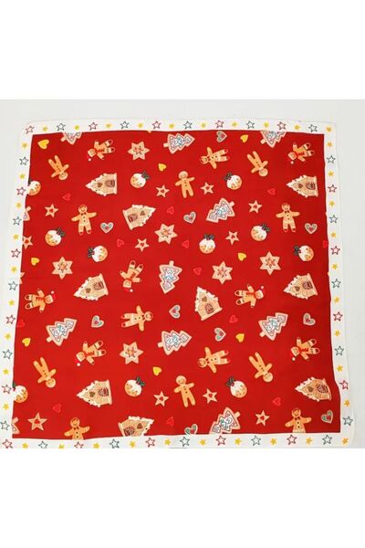 Dgt Luxury Christmas Themed, New Year Accessory, Christmas Printed, Scarf, Scarf 70X70