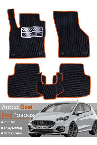 stiloto مجموعة كاملة من دواسات EVA متوافقة مع فورد فييستا (2017-2024) - مخصصة...