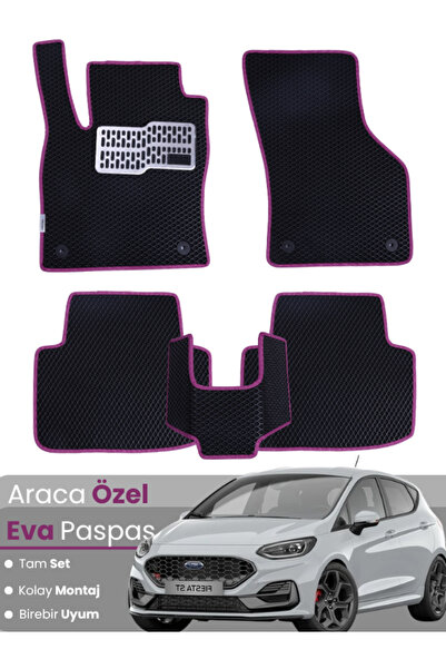 stiloto مجموعة كاملة من دواسات EVA متوافقة مع فورد فييستا (2017-2024) - مخصصة...