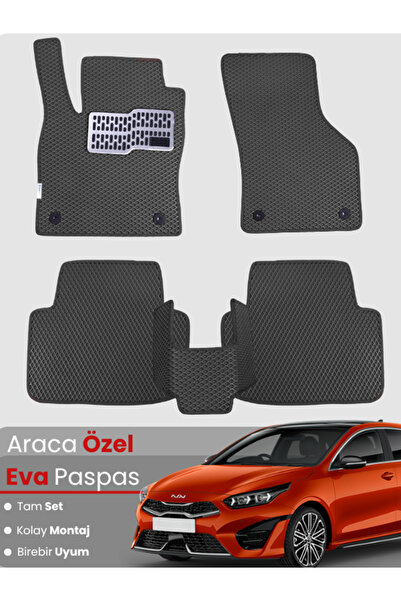 stiloto KİA CEED (2019-2025) Uyumlu EVA Paspas Tam Set–Araca Özel,Kolay Monta...