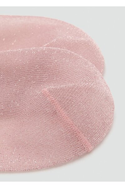 MANGO Woman Strass taş detaylı lureks çorap
