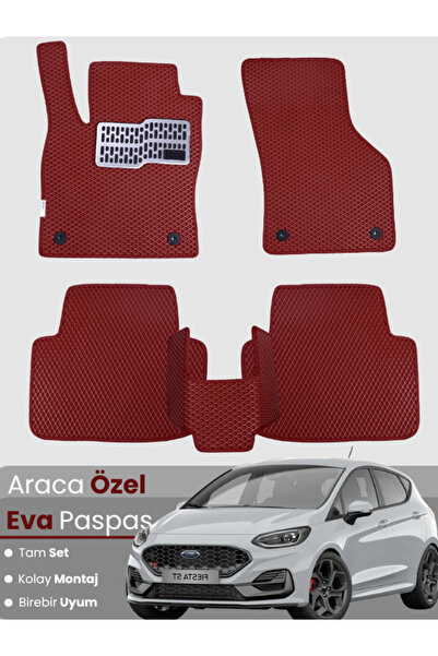 stiloto مجموعة كاملة من دواسات EVA متوافقة مع فورد فييستا (2017-2024) - مخصصة...