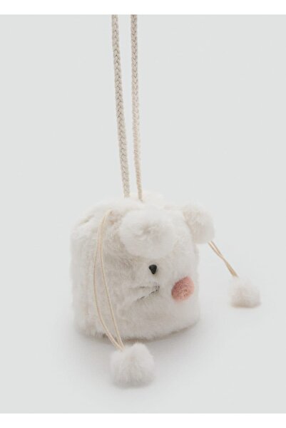 MANGO Baby Püsküllü kulaklı çanta