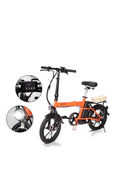 Genaric دراجة كهربائية قابلة للطي مقاس 14 بوصة بمدى 90 ميلاً (مساعد الدواسة 1...