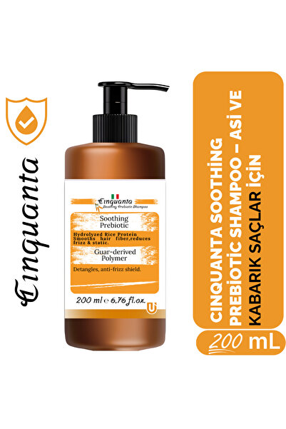 Cinquanta Soothing Prebiotic Shampoo – for Soft and Fluffy Hair 200 ml