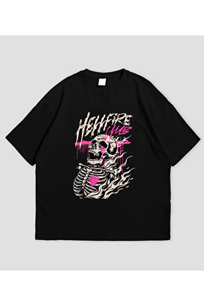 SVART WEAR Tricou oversize unisex Hellfire Club