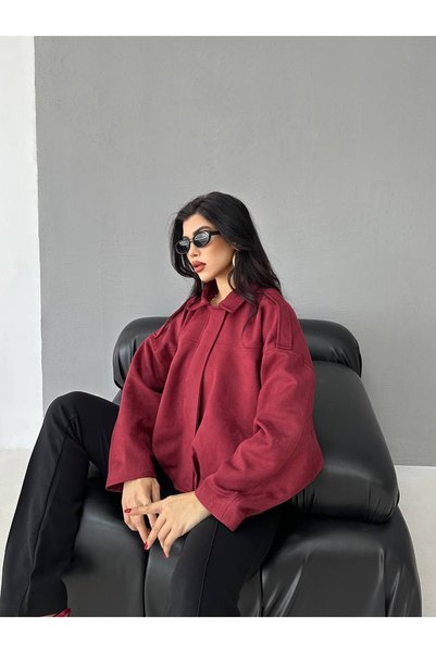 FAMODA Süet Apoletli Bomber Ceket