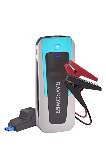 RavPower شاحن سيارة محمول 16000 مللي أمبير (59.2 واط في الساعة) - منفذي USB م...