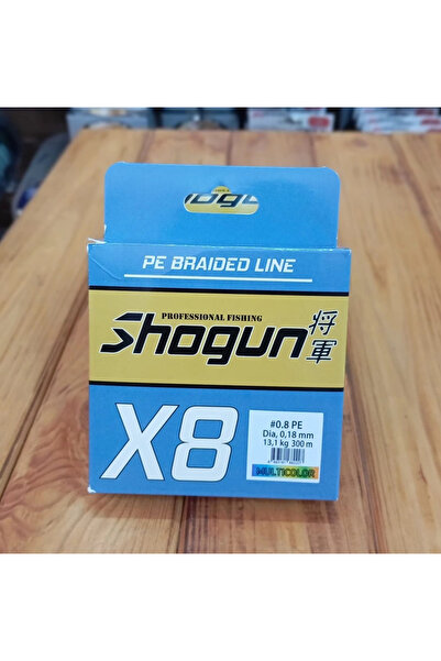 Shogun X8 300MT MULTİCOLOR İP MİSİNA 0,16MM