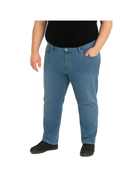 Endow jeans Battal Large Size 100% Cotton, Licra Men's Jeans (Original Top Qu...