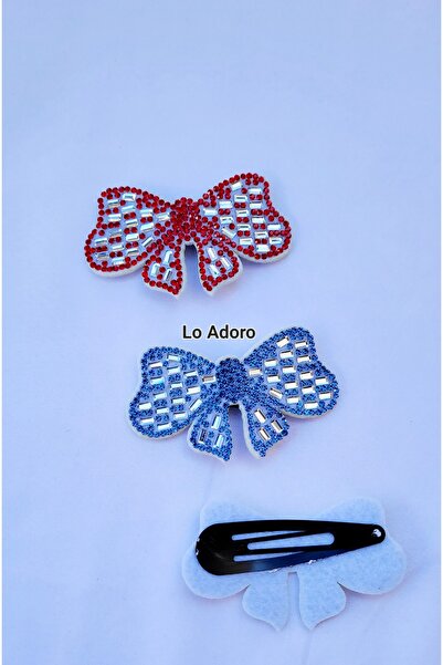 LO ADORO 3 Pieces of Stone Bow Buckle