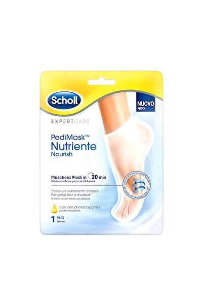 Scholl Foot Mask Socks, Scholl, Nutrient Nourish, 1 pair