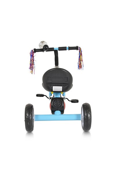 byox Bonfire classic pedal tricycle, horn, wheel lights and music