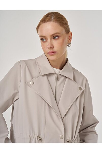 Kayra Bel Büzgülü Pardesü-TAŞ - 44