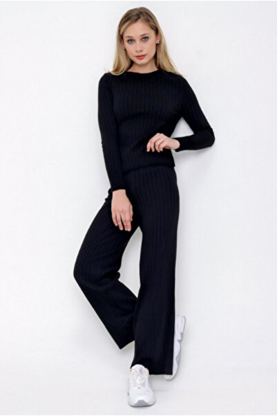 MUZOTEX طقم نسائي سميك منقوش باللون البيج