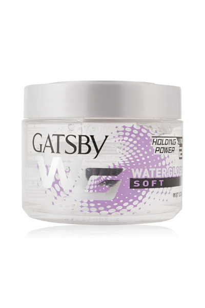 GATSBY جاتسبي جل شعر 300 جرام ووتر قلوس سوفت ابيض
