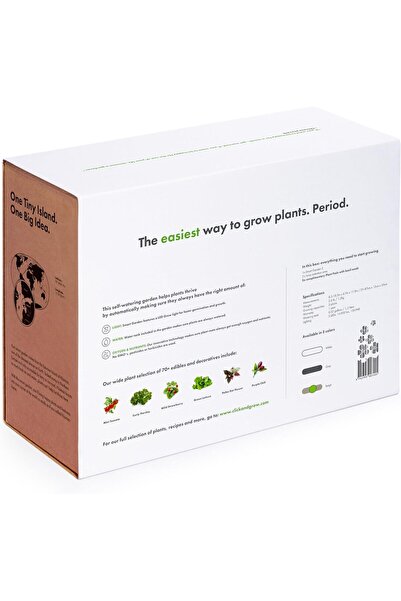 Click and Grow & Indoor Herb Garden Kit with Light | Smart Garden for Home Kitchen Windowsill | Easi