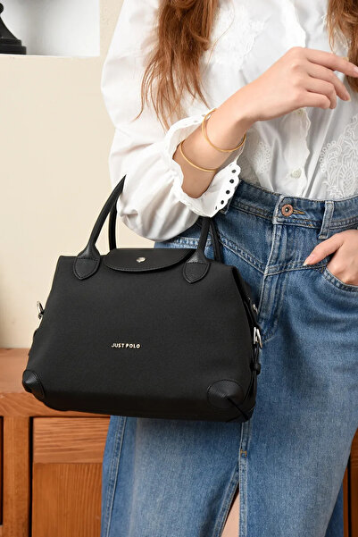 Just Polo Women's Shoulder Bag Black