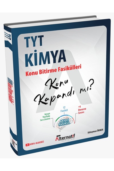 YENİ ALTERNATİF YAYINLARI ALTERNATİF YAYINLARI TYT KİMYA KONU BİTİRME FASİKÜL...