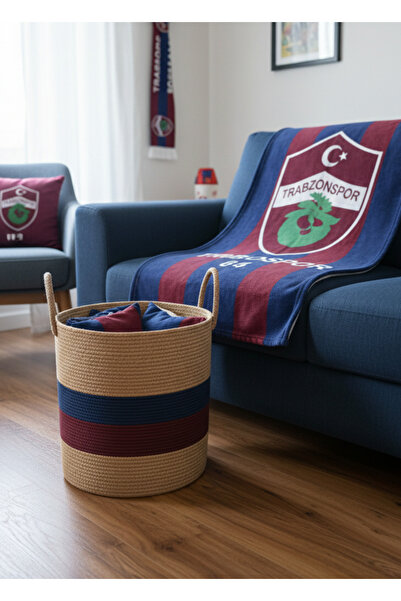 HomeTurko Legendary Colors Jute Laundry Basket Wicker Clothes Towel Blanket Basket Large Capacity Natural Organizer