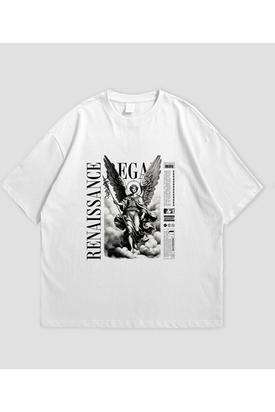 SVART WEAR Angel - تي شيرت كبير الحجم للجنسين