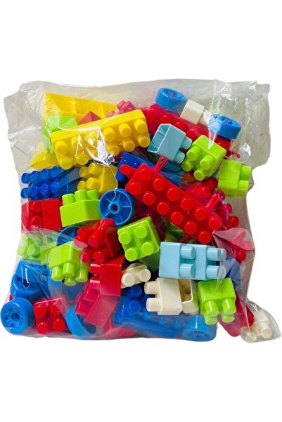 ileri grup 100 Piece Building Block Set (Table Lego Set) - Pink