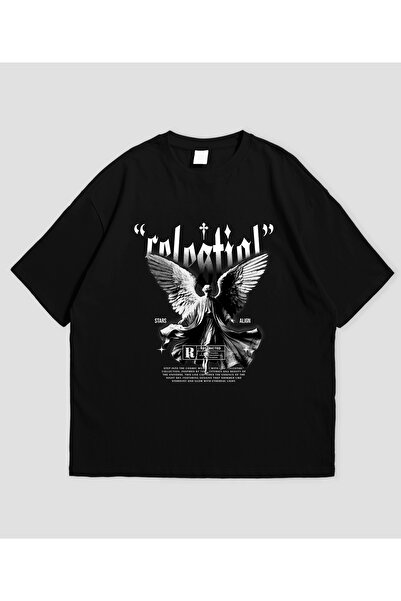 SVART WEAR Fallen Angel - Tricou oversize unisex
