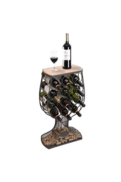 SeLeSe Suport pentru 12 sticle de vin, raft pentru vinuri, 4 nivele si design...