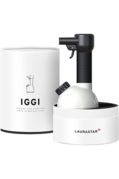 LAURASTAR منظف البخار المحمول IGGI، يطهر ويزيل التلوث من المنسوجات والأشياء، عملي،