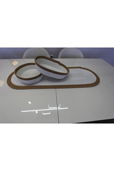 fa collection desing Natural Jute, Wicker, American Service, Table, Coffee Table Cover Runner