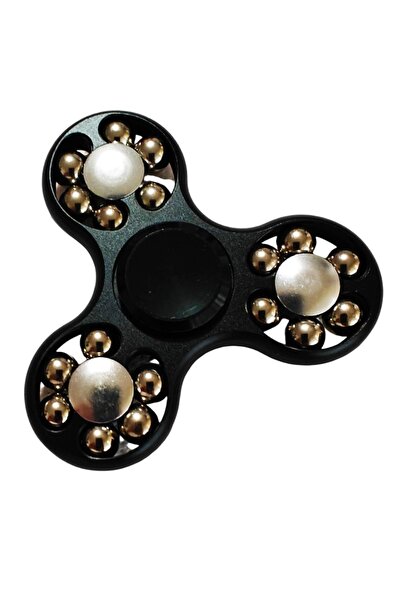 BV Fidget Spinner, BV, αλουμίνιο, μεταλλικό μαύρο, 7 cm