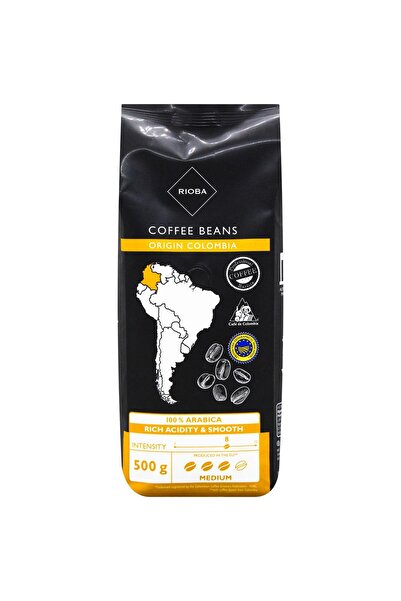 Rioba Origin Colombia Çekirdek Kahve 500 gr (Yenilenmiş Ambalaj)