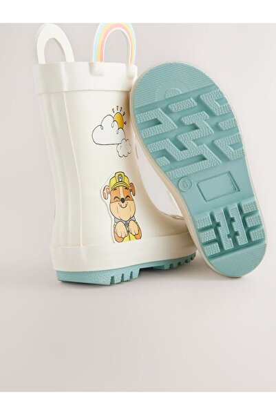 Next Baby White Paw Patrol Patterned Boots / Rain Boots