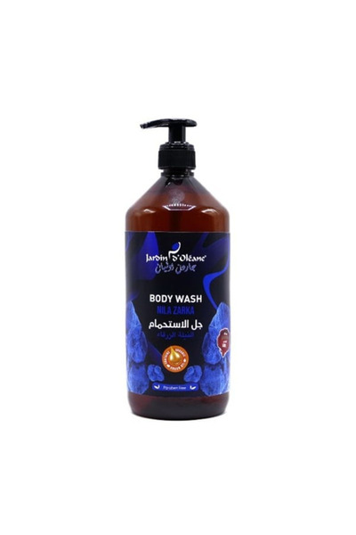 Jardin D Oleane Gardenia Olian Shower Gel 1 Liter with Blue Indigo