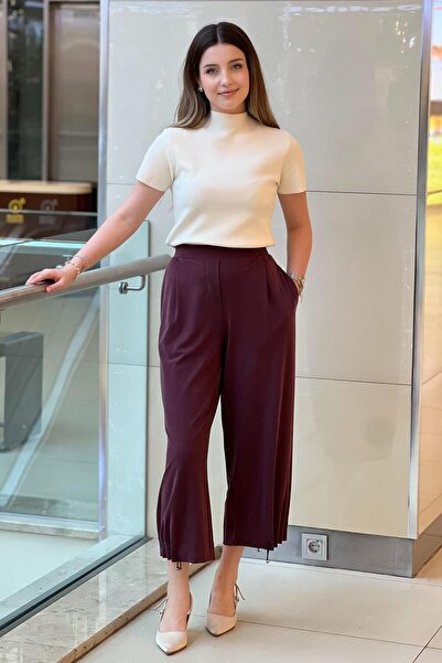 sentez giyim Sentez Paçası Kapsüllü Aura Şalvar Pantolon