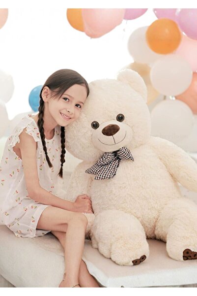 Heribom 90 CM PELUŞ AYI SEVGİLİLER GÜNÜ - ANNELER GÜNÜ - ÖZEL GÜN PELUŞ OYUNCAK