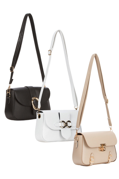 Adelina Bags Дамски комплект от 3 чанти Чанта през рамо Три части