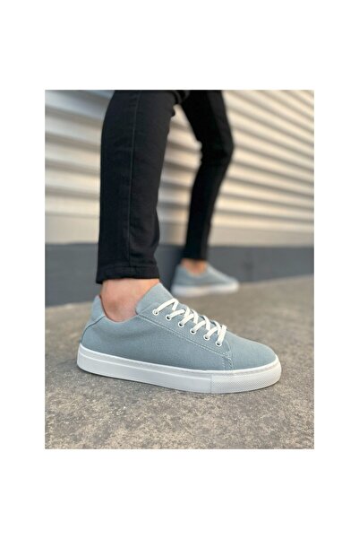 BİJUTERİMCİM JY122 Ανδρικά παπούτσια casual sneaker με κορδόνια SBT - Μπλε